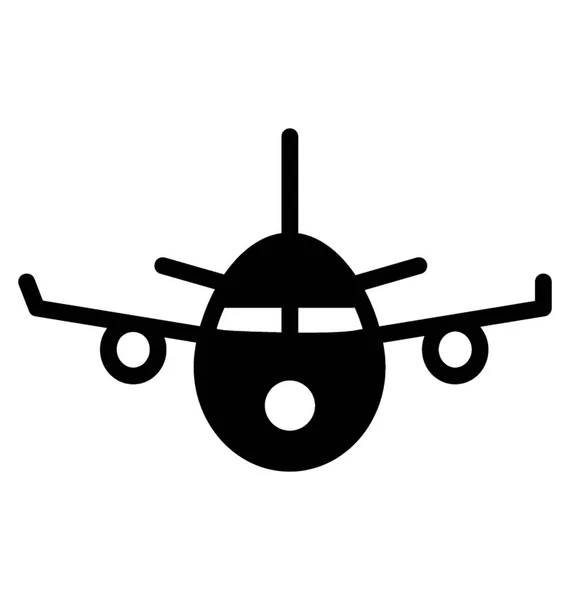 飞机或飞机的空中旅行运输 — 图库矢量图片