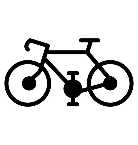 Cyclus Fiets Sport Vervoer Symbool — Stockvector