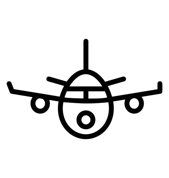 Air Travel Transport Aeroplane Airplane — Stock Vector