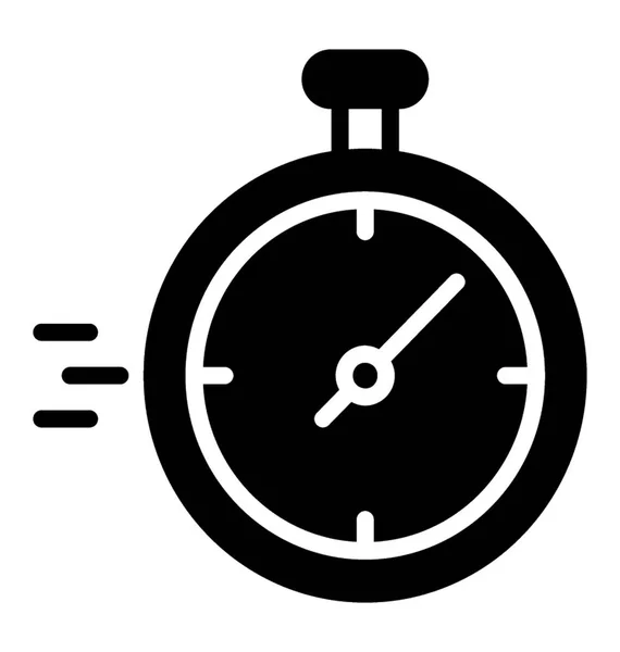 Icona Che Mostra Concetto Rapido Cronometro Grafico — Vettoriale Stock