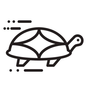 Bir kaplumbağa yavaş hız grafik göstermek için burada 