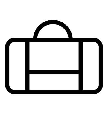 Silindir şeklinde çanta sahip idare spor seti için bir simge ifade eden taşımak için 