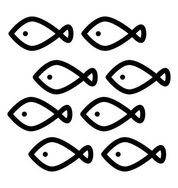 Balıklar sualtı heykelde neon tetra Grup