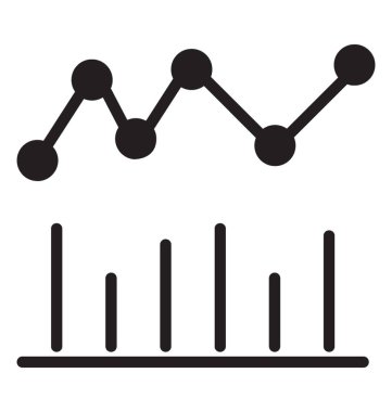 İş istatistikleri çizgi grafiği ile gösterilir 
