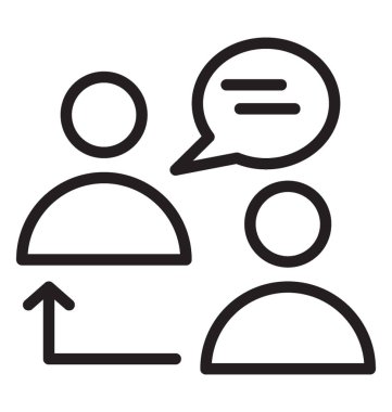 İki kişi iletişim olması ve birbirleri ile sohbet 