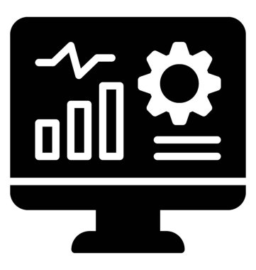 Geliştirme araçları ve web geliştirme ifade eden dişli bir bilgisayar ekran gösterme 