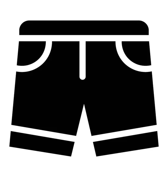 Pictogram Van Een Broek Beeltenis Van Sportkleding — Stockvector