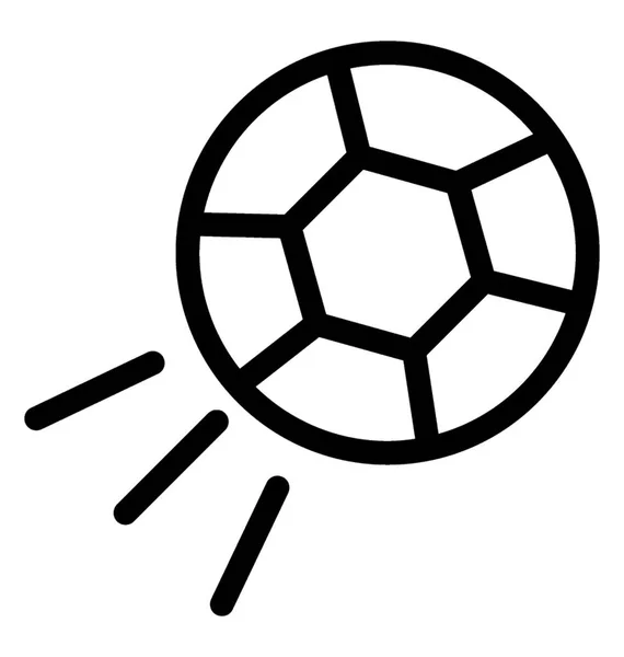 Kulaté Tvaru Koule Struktura Vlákna Krajky Symbolizující Fotbal — Stockový vektor