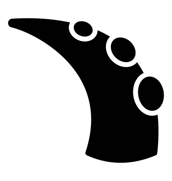 Иконе Ног Кружок Изображением Ног Осьминога — стоковый вектор