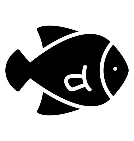 ヨーロッパの魚はシーバスと呼ばれる浅い水の非常に一般的な魚に住む — ストックベクタ