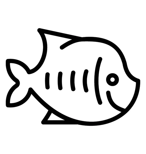 Freshwater Ryba Tropikalny Płetwy Ogony Przedstawiające Platy Ryb — Wektor stockowy