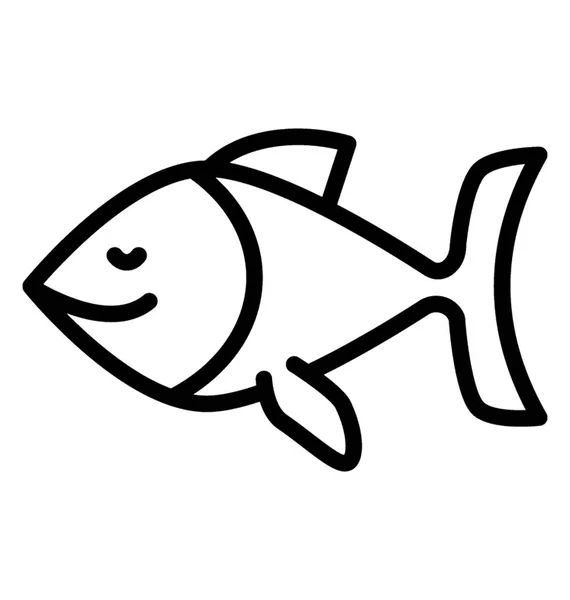 Barevné Ryby Ocas Ploutve Zobrazující Sasanka Ryby Také Nazývá Clown — Stockový vektor