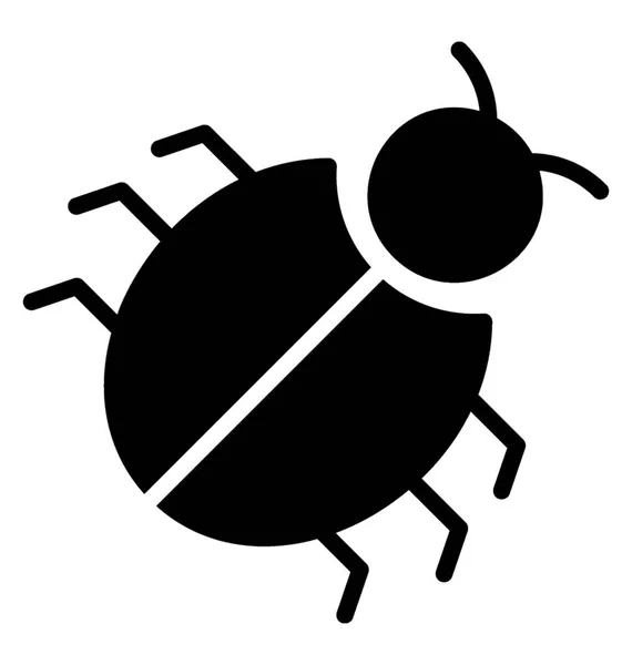 Egy Ikon Mutatja Koncepció Bug Rovar — Stock Vector