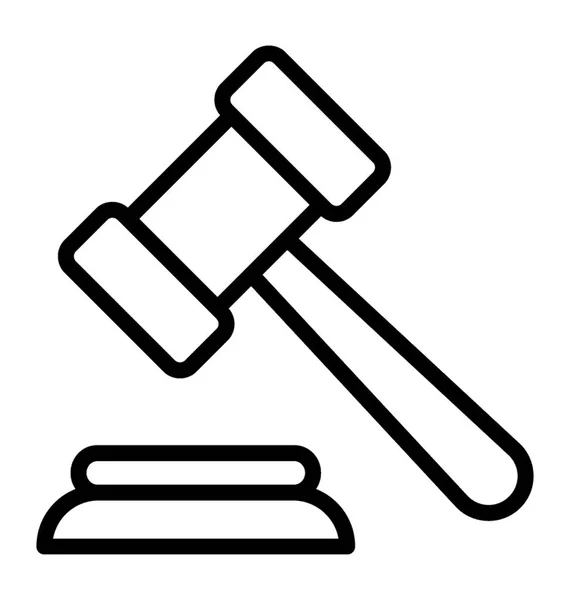 法院锤与槌是这里表示拍卖拍卖锤法 — 图库矢量图片