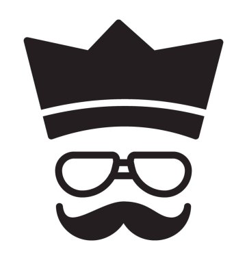 Hipster parti için geleneksel vintage outlook ile giysi 