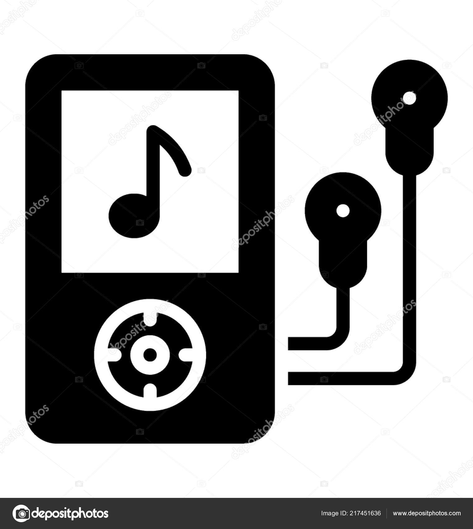 Музыкальный Плеер Mp3 Ipod Векторное Изображение ©prosymbols 217451636