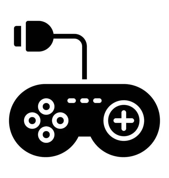 Joystick Symbolisant Jeu — Image vectorielle