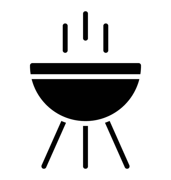 Una Cosa Usata Cucinare Raffigurante Barbecue — Vettoriale Stock
