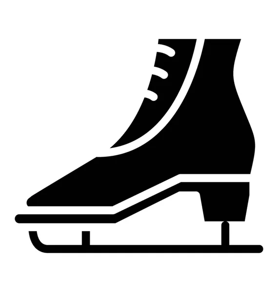 Zapatos Que Tienen Rubia Debajo Representan Patinaje Juego — Vector de stock