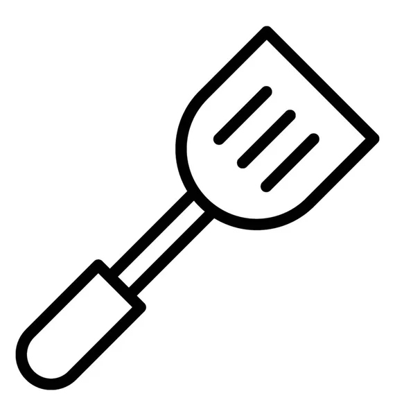 Főző Berendezések Spatula Ábrázoló Ikon — Stock Vector