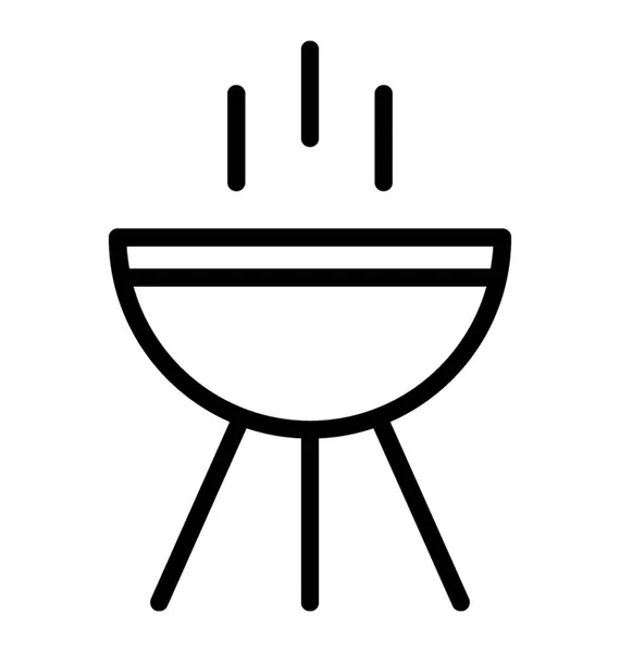 Thing Used Cooking Depicting Barbecue — Stock Vector