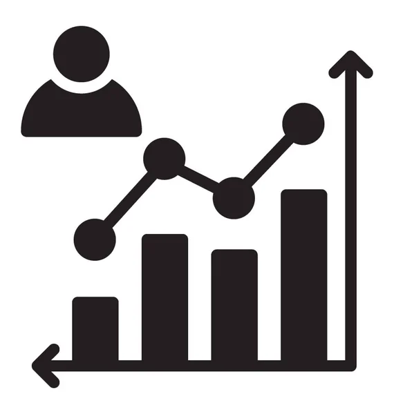 Desenho Estatístico Apresentação Análise Dos Dados — Vetor de Stock