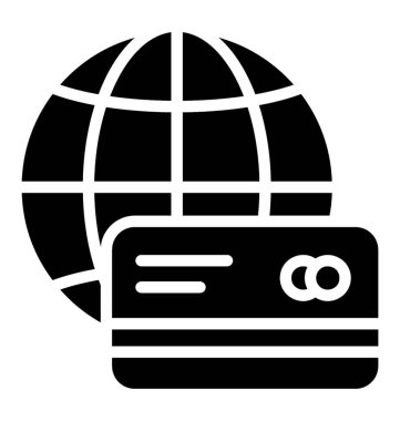 Küre küresel ödeme gösterilen kredi kartıyla 