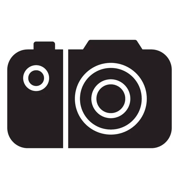 Digitalkamera Zum Fotografieren — Stockvektor