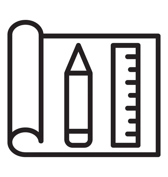 시트를 초안에 아이콘을 — 스톡 벡터