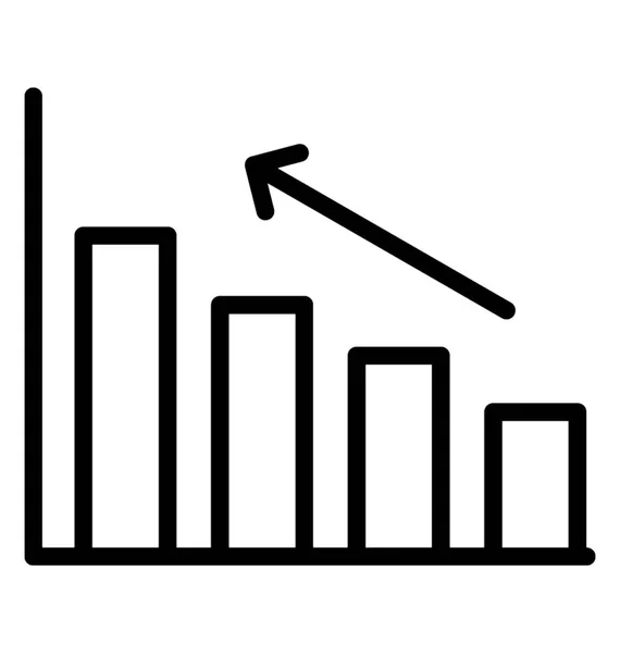 Balkendiagramm Mit Verschiedenen Meilensteinen Die Die Geschäftsanalyse Zeigen — Stockvektor