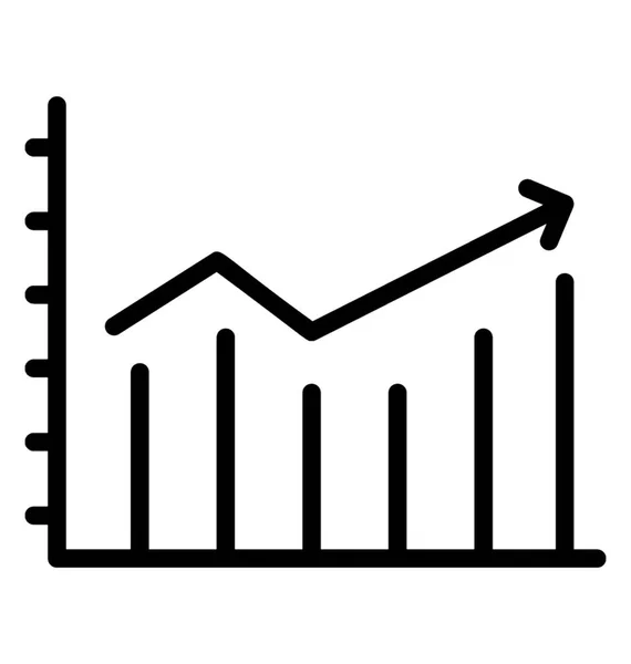 Gráfico Barras Com Diferentes Marcos Mostrando Análise Negócios — Vetor de Stock