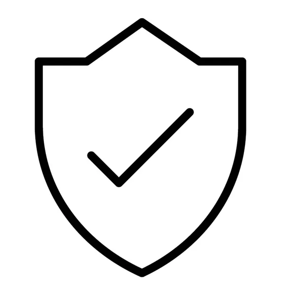Protector Icono Escudo Que Simboliza Software Antivirus — Archivo Imágenes Vectoriales