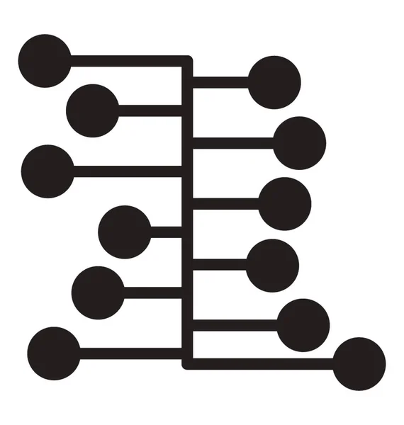Diagrama Fluxo Trabalho Algoritmo Vetor Ícone Estrutura Dados —  Vetores de Stock