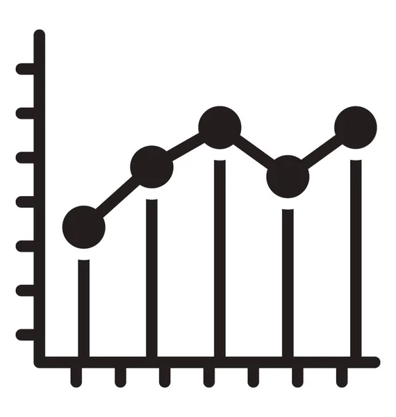 Analyse Régression Éléments Graphiques Pour Visualisation Des Données — Image vectorielle