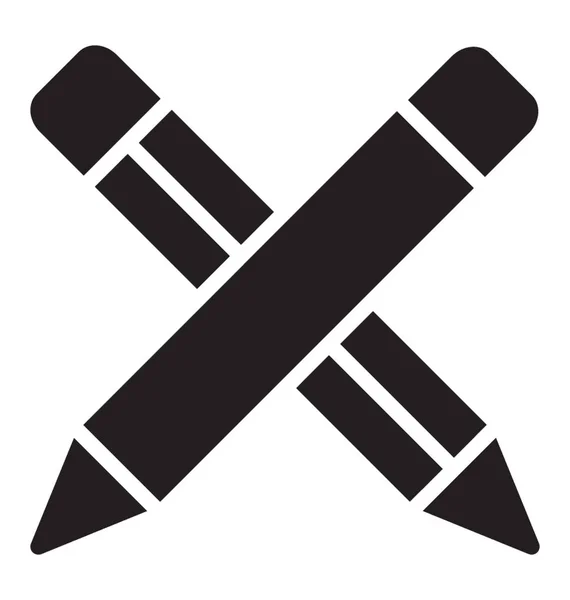Potloden Worden Gebruikt Voor Grafisch Ontwerpen — Stockvector