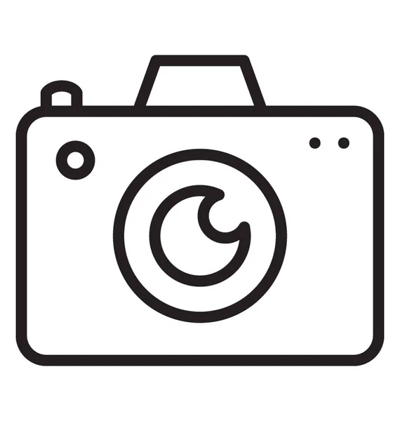 Digital Device Capture Photos Photography — Stock Vector