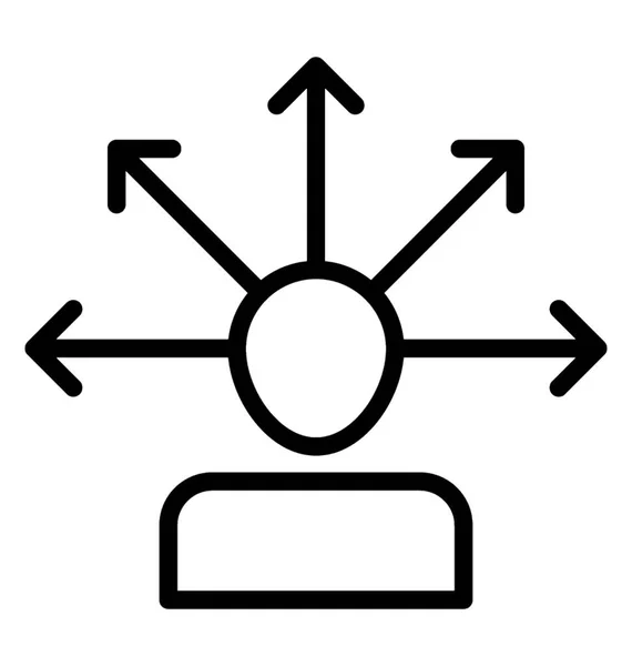 Gestor Programas Con Diferentes Conexiones Para Planificar Desarrollar Planes Negocio — Archivo Imágenes Vectoriales