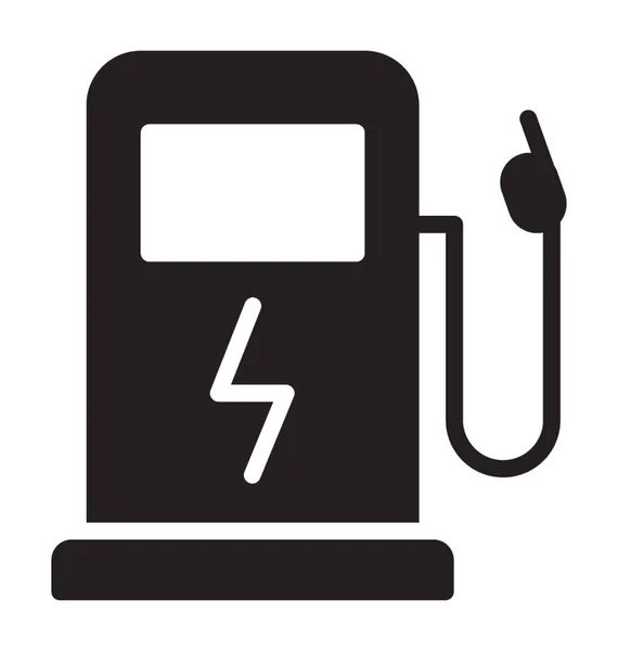 Glyph Icon Design Fuel Pump — Stock Vector