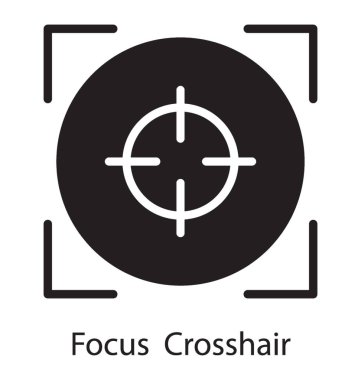Crosshair açıkça şeyleri görmek odaklanmak 