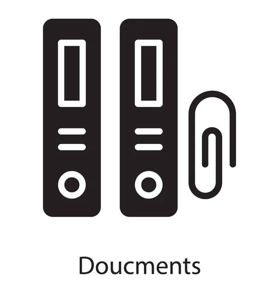 Dossiers Contenant Des Informations Des Documents — Image vectorielle