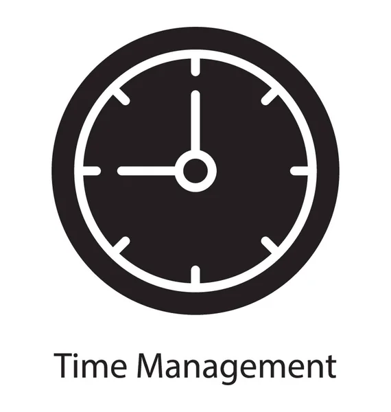 Ρολόι Βελόνες Αυτό Χρόνος Διαχείρισης — Διανυσματικό Αρχείο