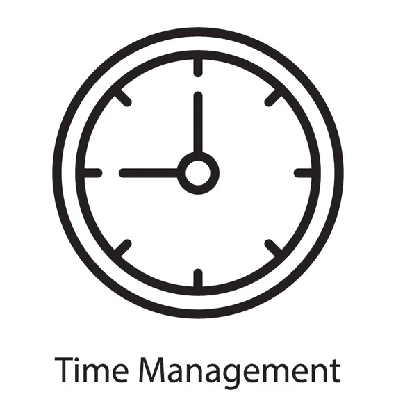 Ρολόι Βελόνες Αυτό Χρόνος Διαχείρισης — Διανυσματικό Αρχείο