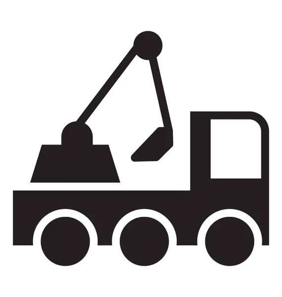 Vehículo Construcción Camión Excavador — Archivo Imágenes Vectoriales