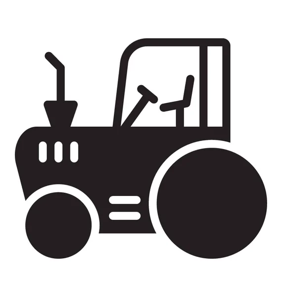 Grand Tracteur Pneumatique Utilisé Pour Agriculture — Image vectorielle