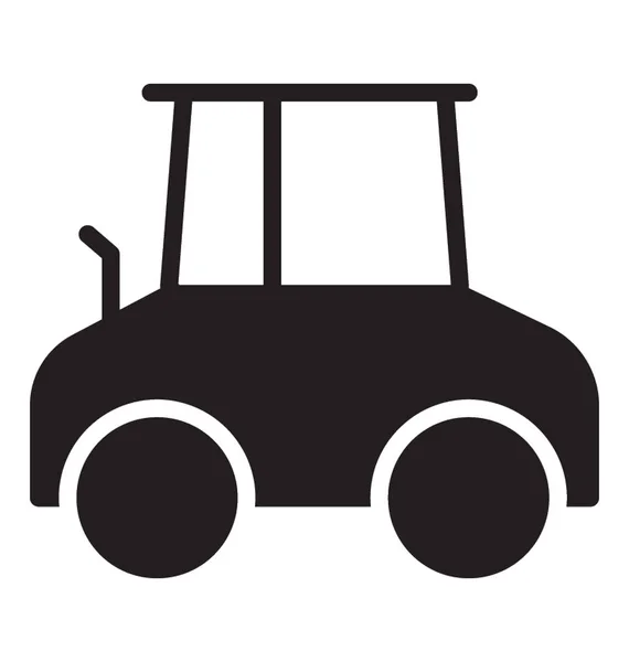 Isolated Icon Design Tractor — Stock Vector