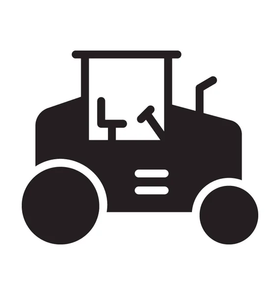 Diseño Icono Simple Tractor — Archivo Imágenes Vectoriales