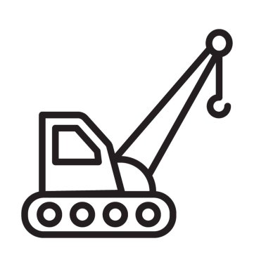 Caterpillar vinç inşaat siteleri kullanılan Asansör ile