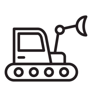 Bir ağır paletli yükleyici makine