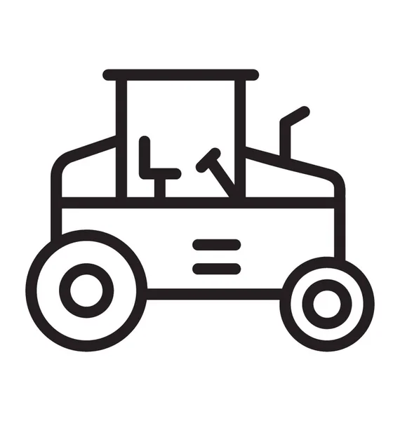 Diseño Icono Simple Tractor — Archivo Imágenes Vectoriales