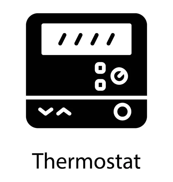 Термостати Регулювання Температури — стоковий вектор